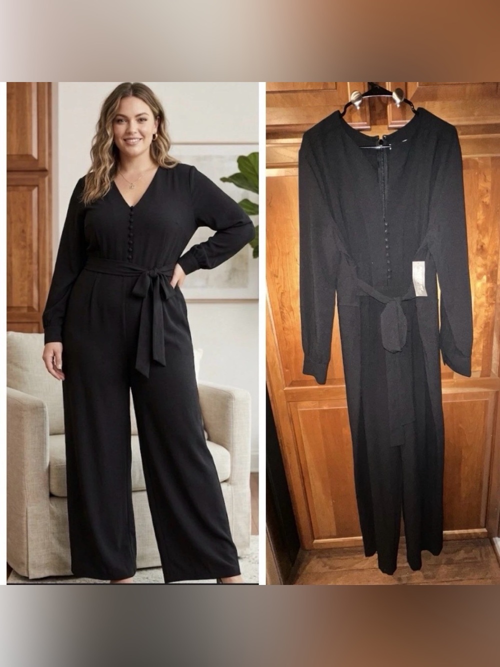 NEW YORK  AND COMPANY WOMENS JUMPSUIT SZ 18 NEW